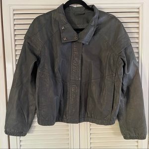 hurley leather jacket